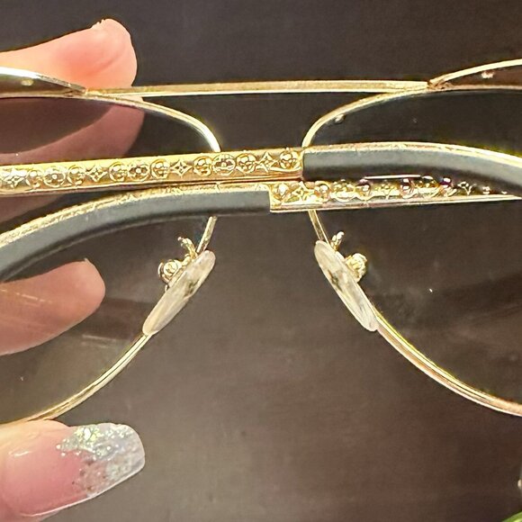 Authentic Pre-Loved Louis Vuitton Las Vegas Parano Gold Stud Sunglasses main image 4